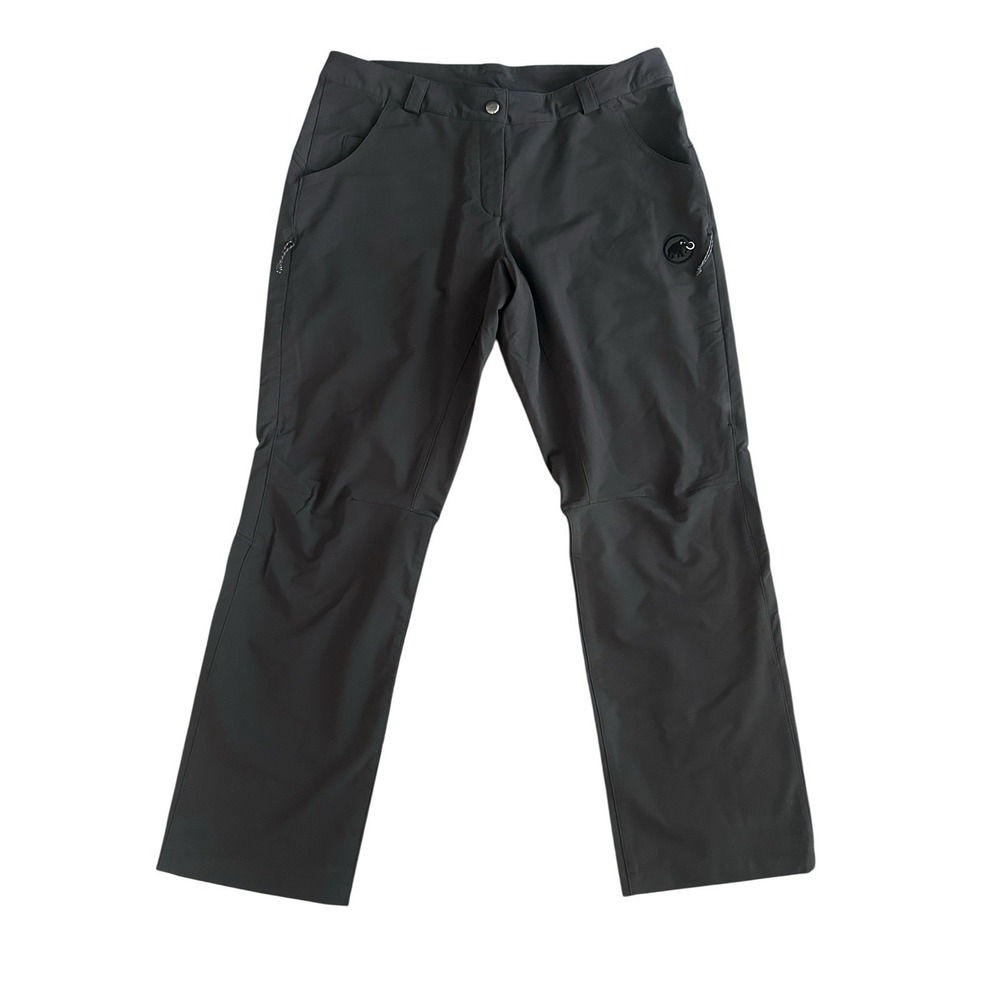 Mammut Traleika Soft Shell Hiking Pants Size 14 Dark Gray Stretch Pockets